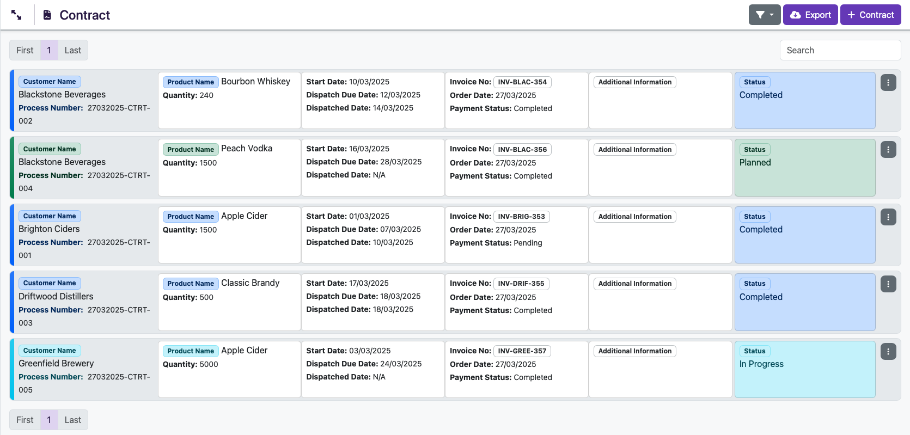 Contract Liquor Logic